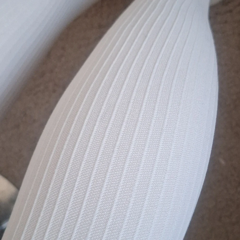 🎁Black Fishnet Tights and Off-White Striped Tights Bundle Size Small